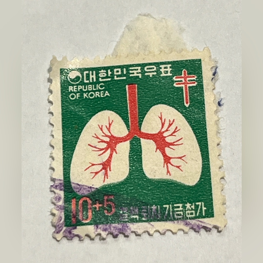 Vintage Used Republic of Korea World Health Day International Stamp 1976